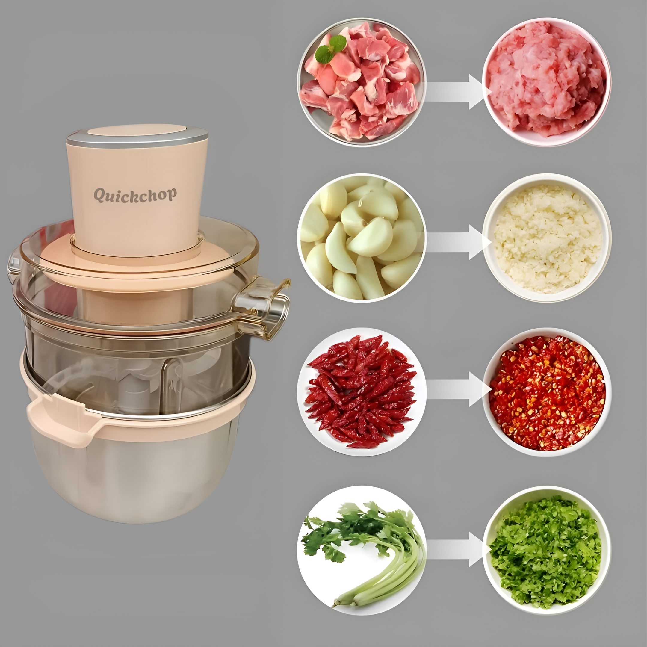 QuickChop™ | Edelstahl-Zerkleinerer