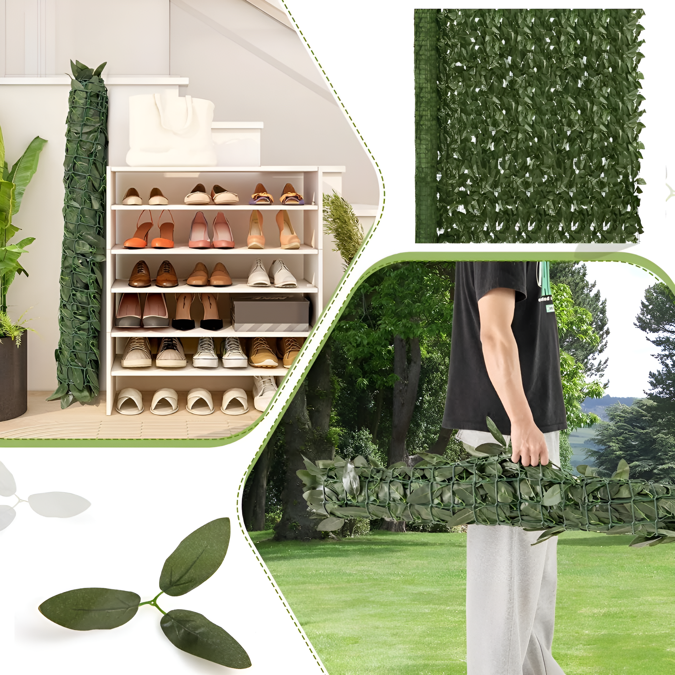 LushPanel™ | Künstliches Laub Zaunpaneele