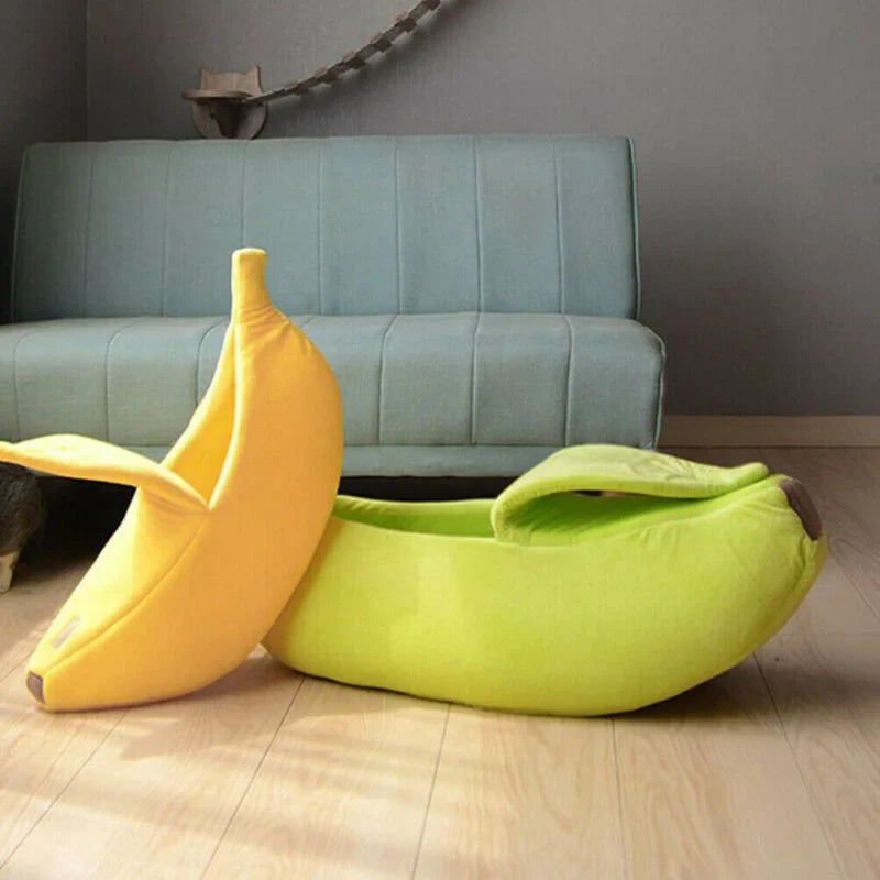 Gemütliches Bananen Haustierbett™