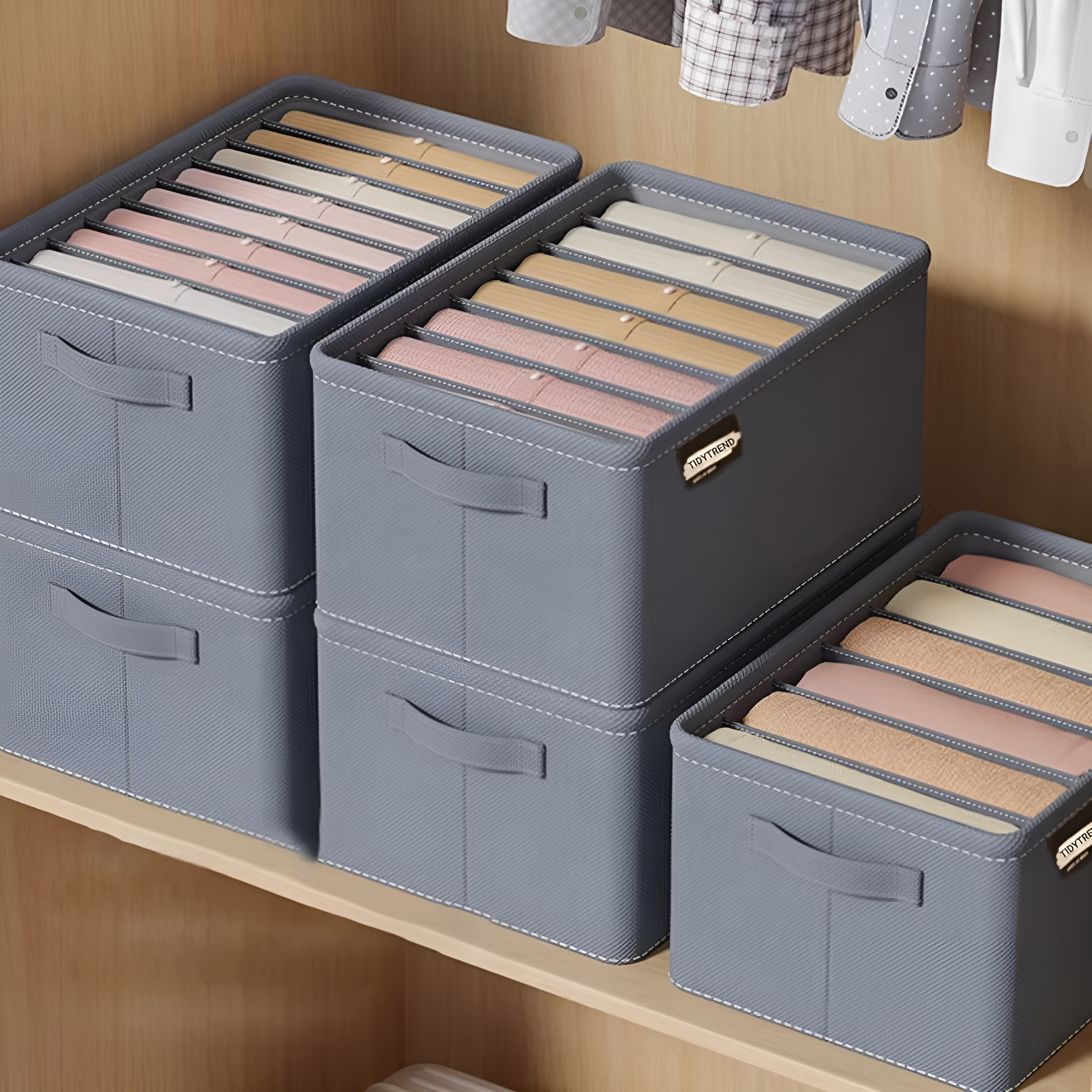 TidyTrend™ | Faltbare Kleiderschrank-Organizer