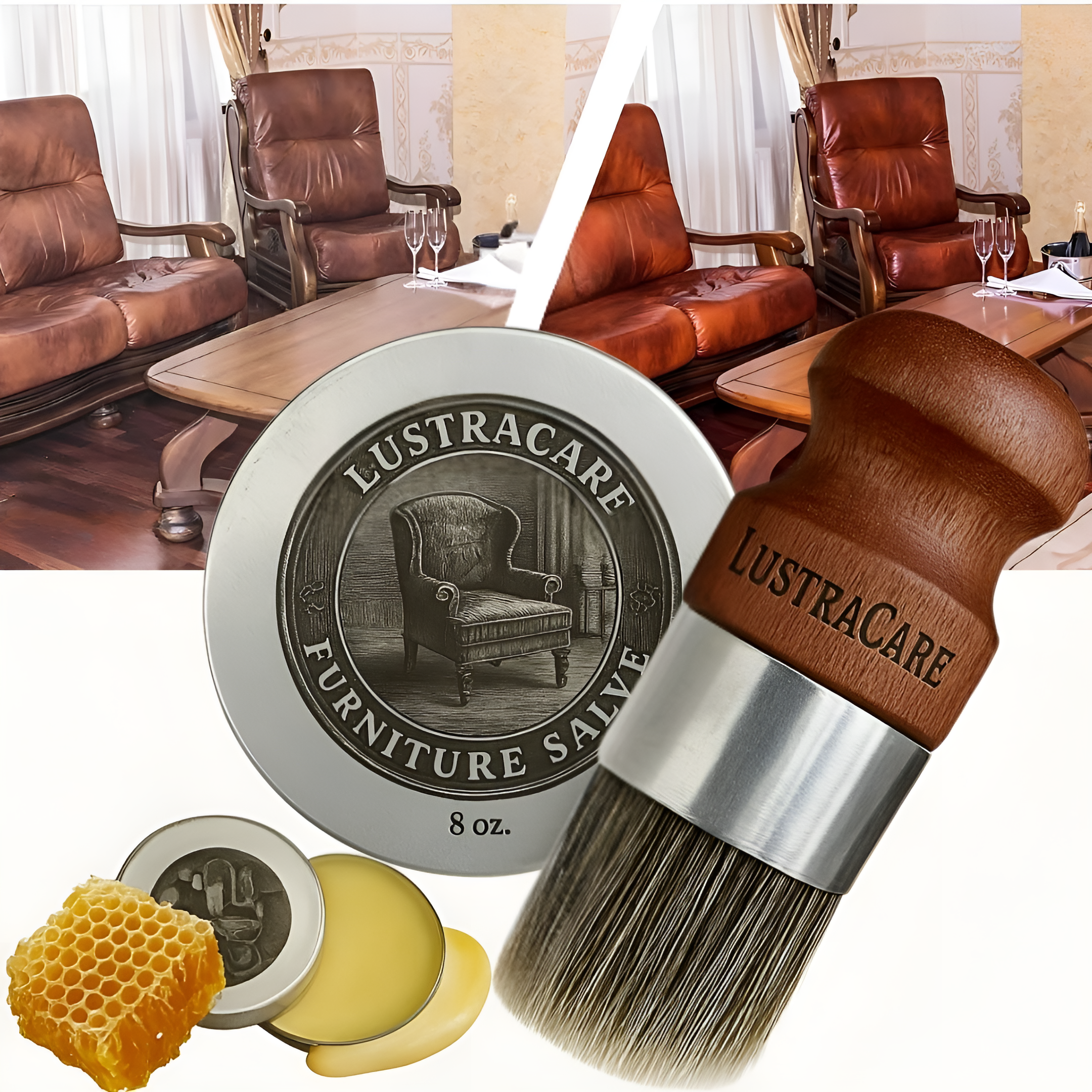 LustraCare™ | Leder & Holzrestaurierungscreme 1+1 GRATIS