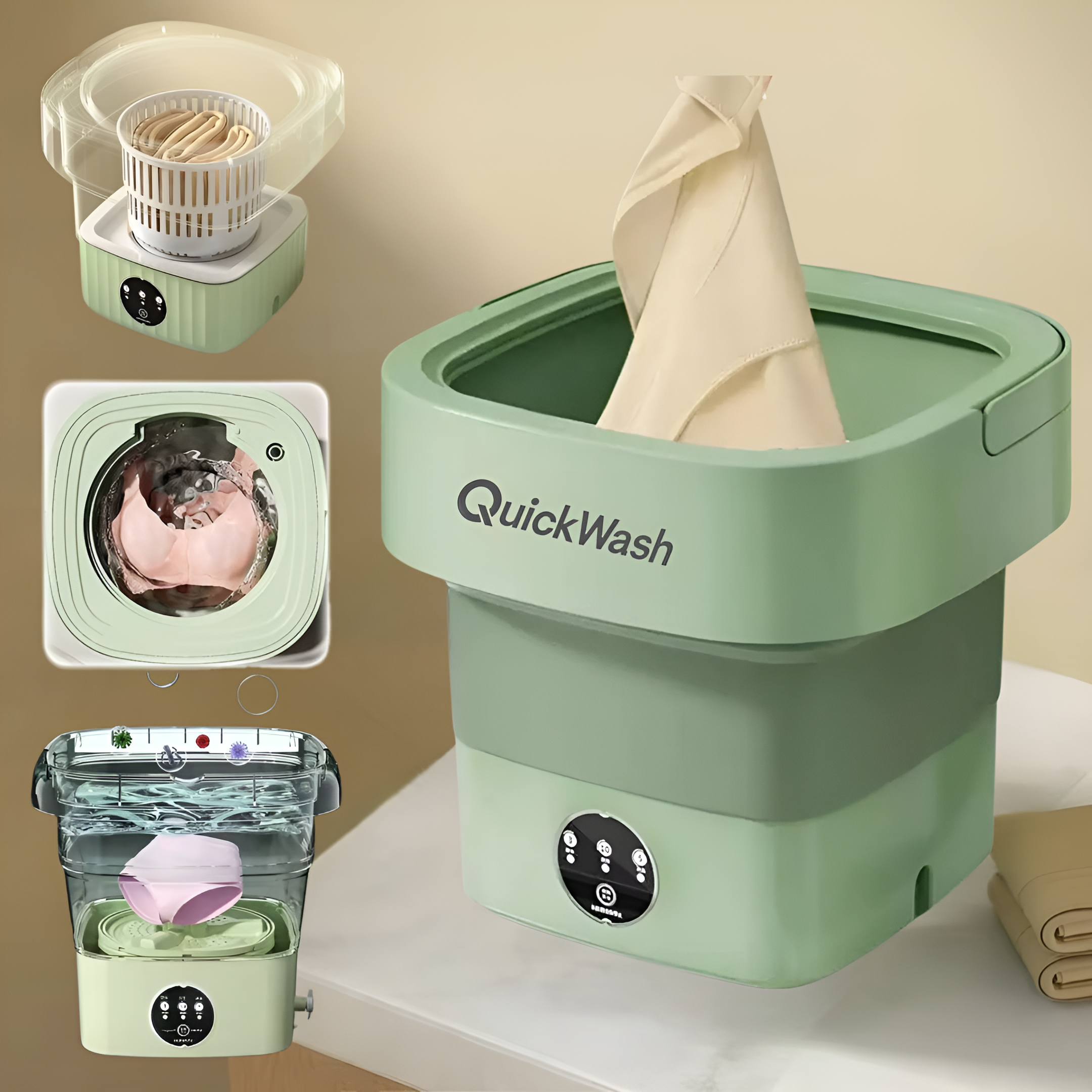 QuickWash™ | Faltbare Waschmaschine