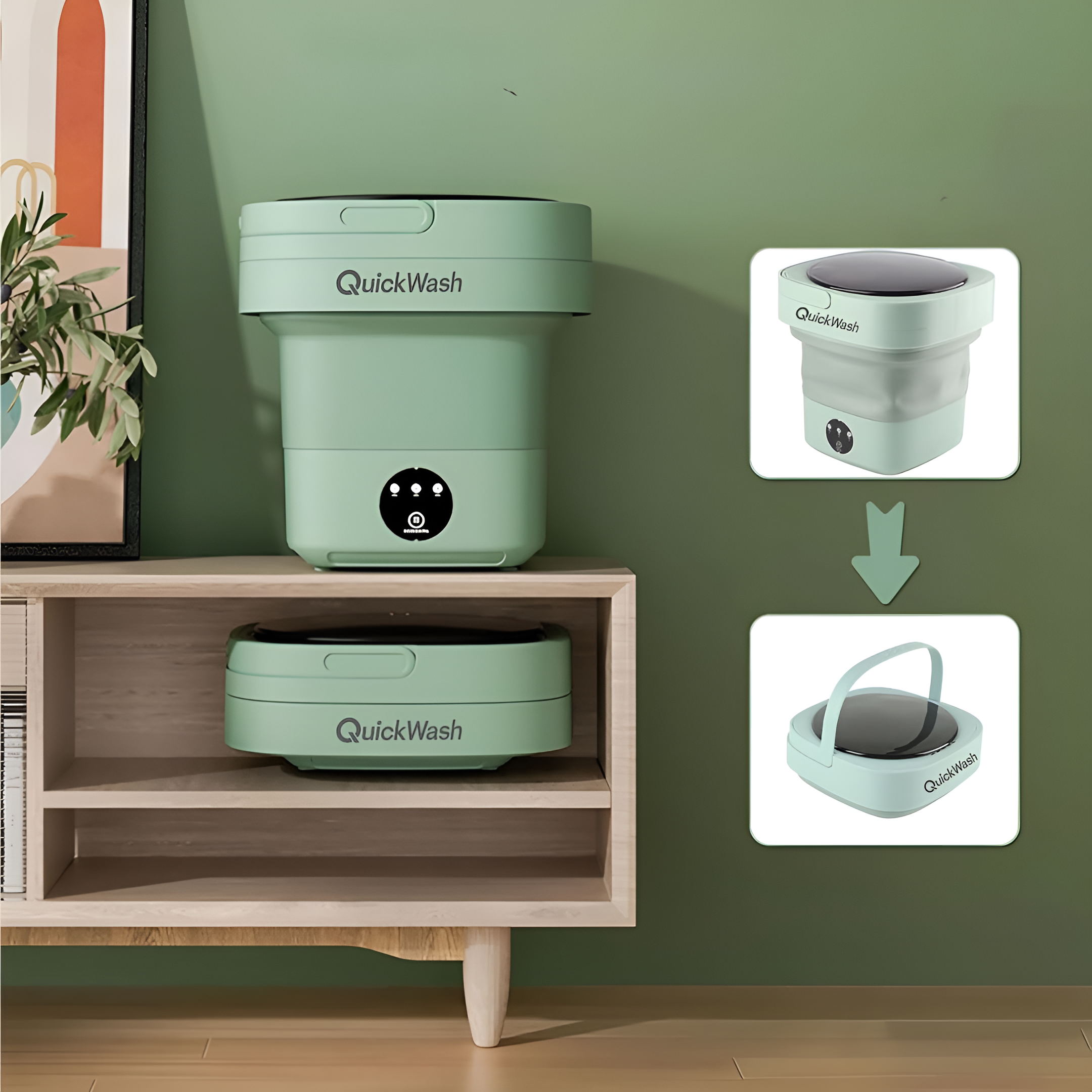 QuickWash™ | Faltbare Waschmaschine