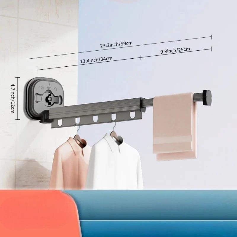 HangSlim™– Klappbares Wandtrockengestell