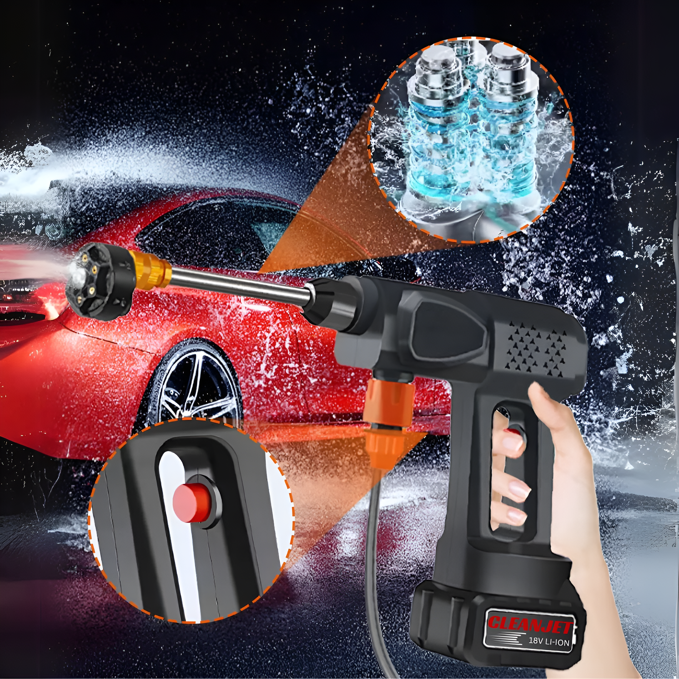 CleanJet™ | Kabellose Hochdruckreiniger