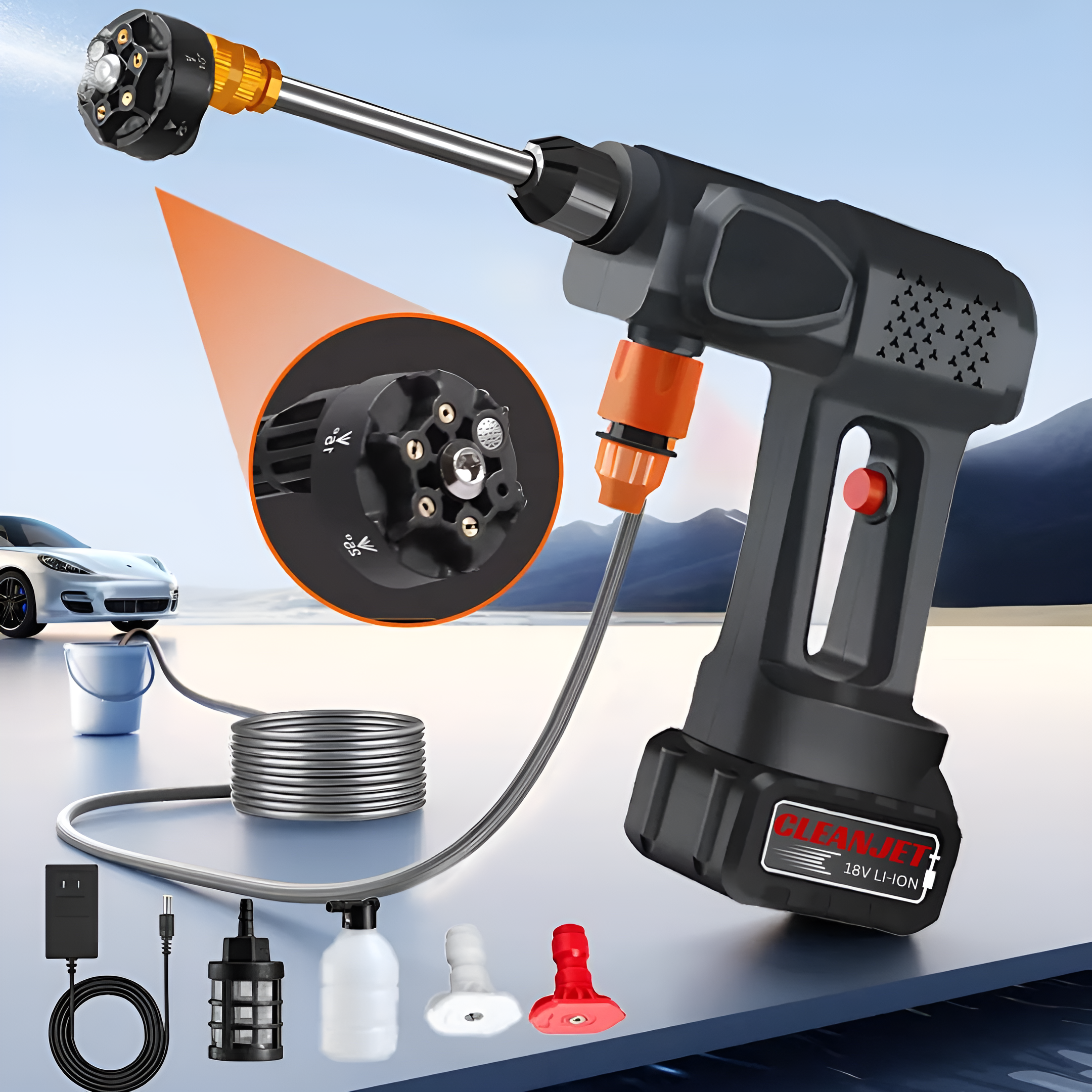 CleanJet™ | Kabellose Hochdruckreiniger
