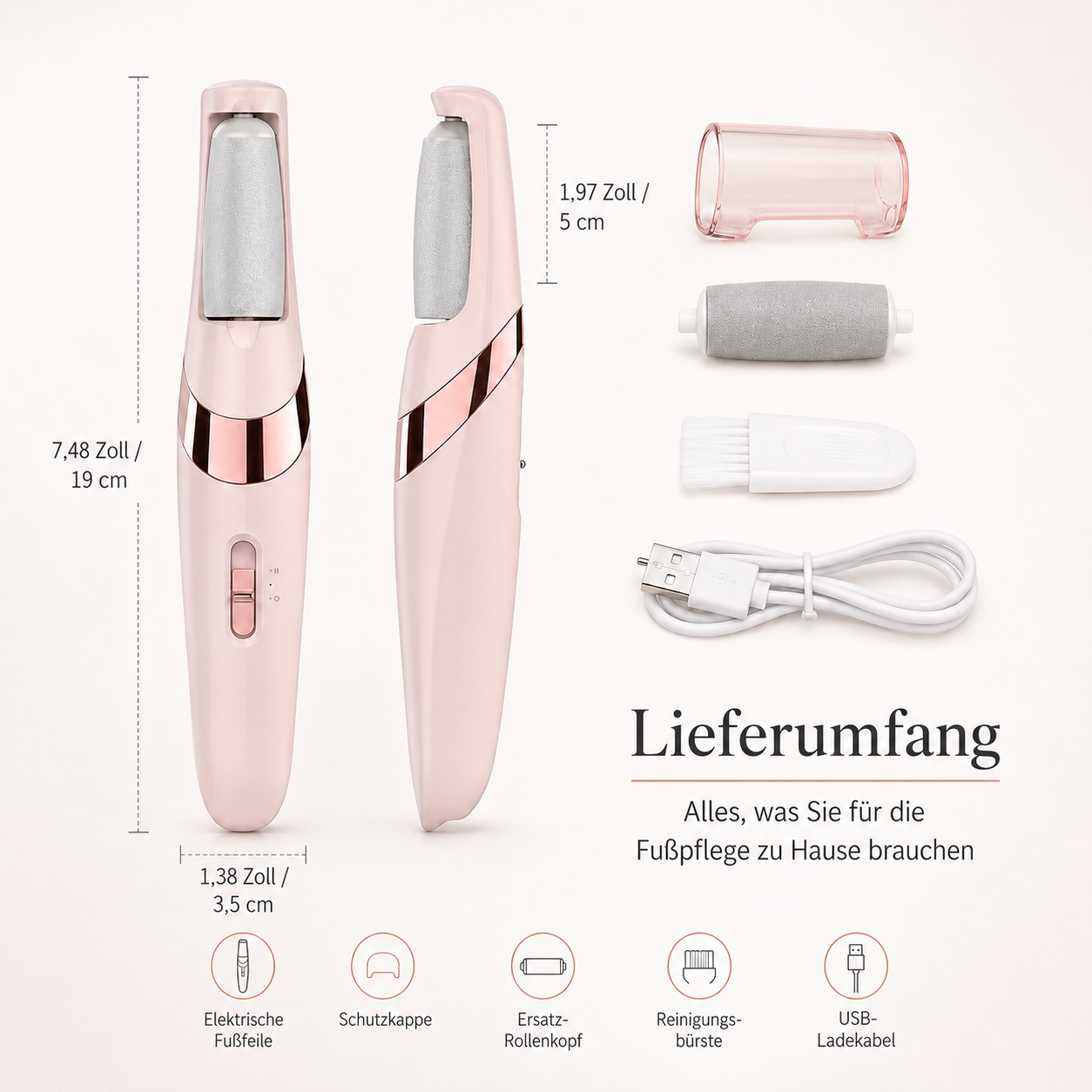 SilkStep™ elektrische Fußfeile