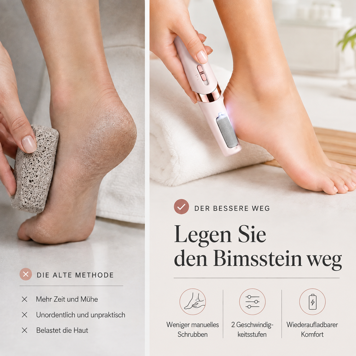 SilkStep™ elektrische Fußfeile