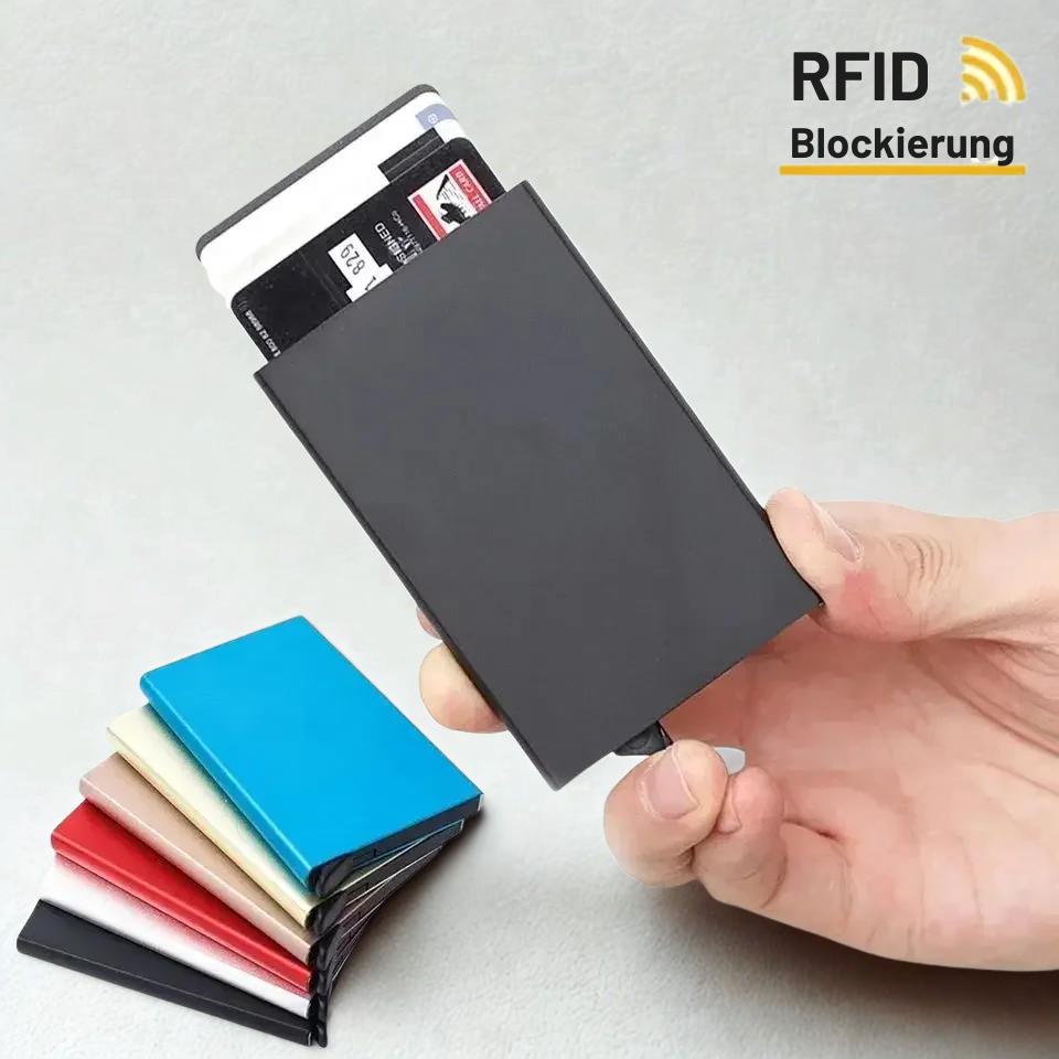 CardGuard™ Minimalistische RFID-Kartenetui Geldbörse