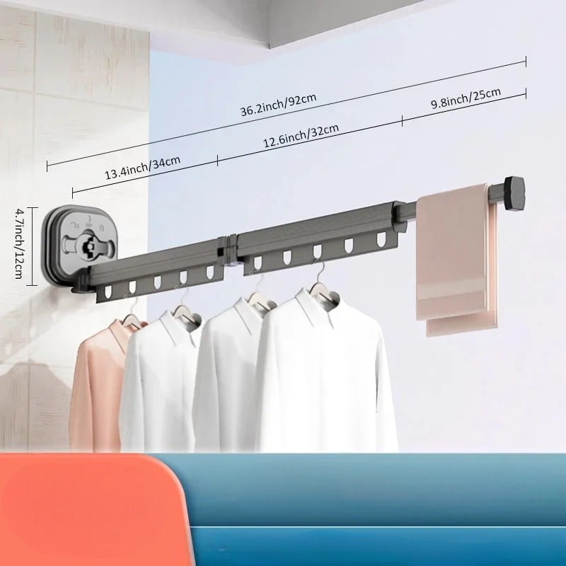 HangSlim™– Klappbares Wandtrockengestell