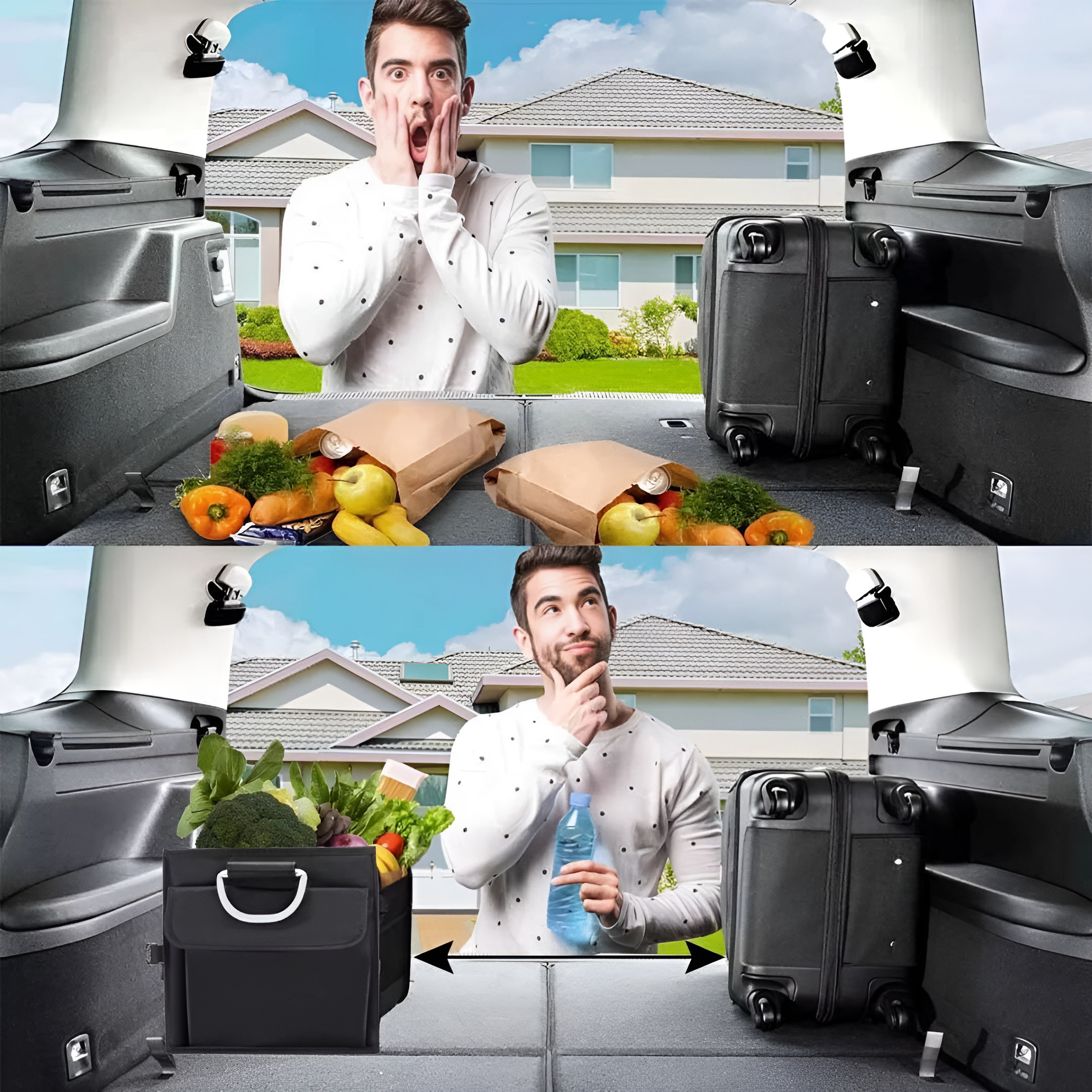 DriveNest™ | Faltbare Kofferraum-Organizer