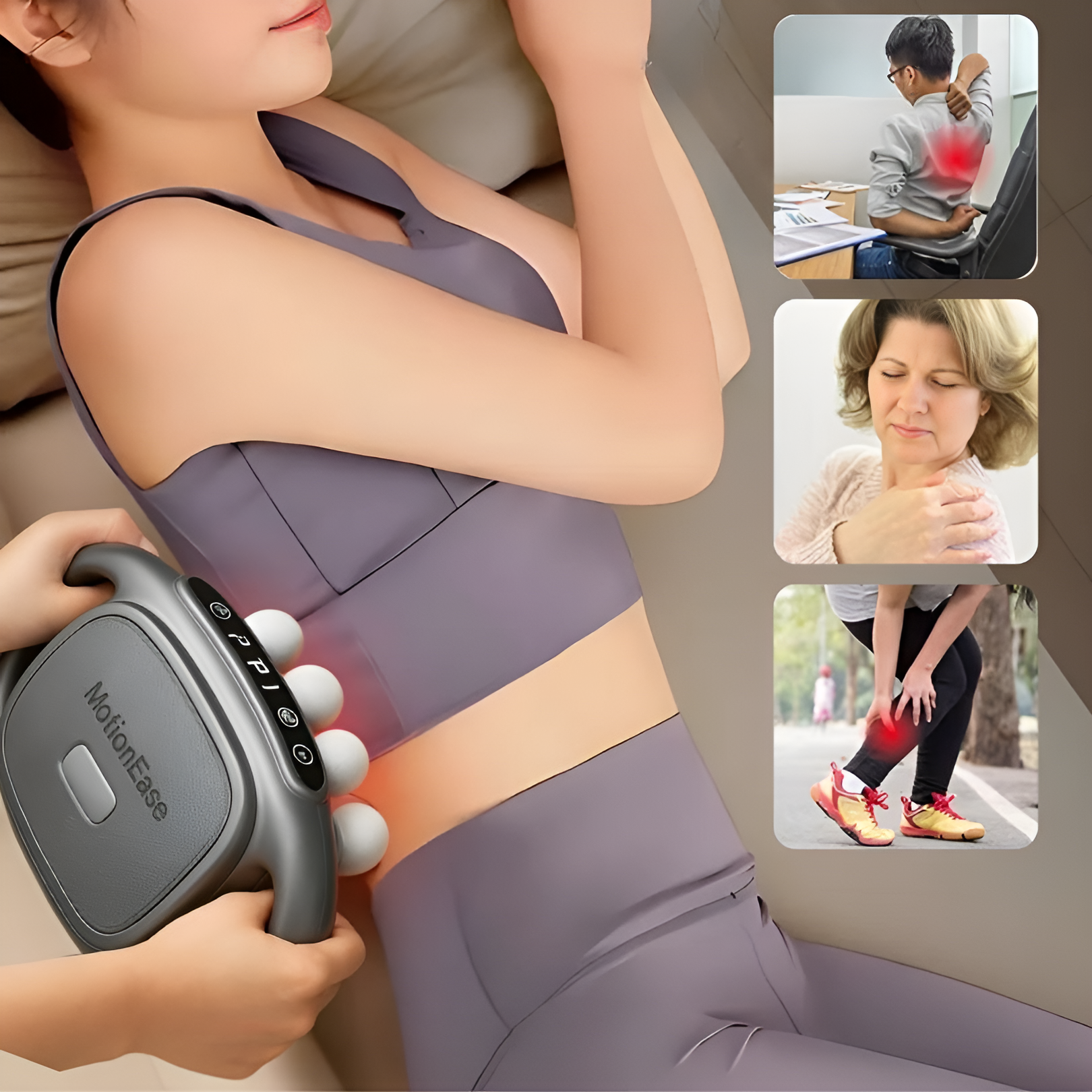 MotionEase™ |  Hochfrequenz-Körpermassagegerät