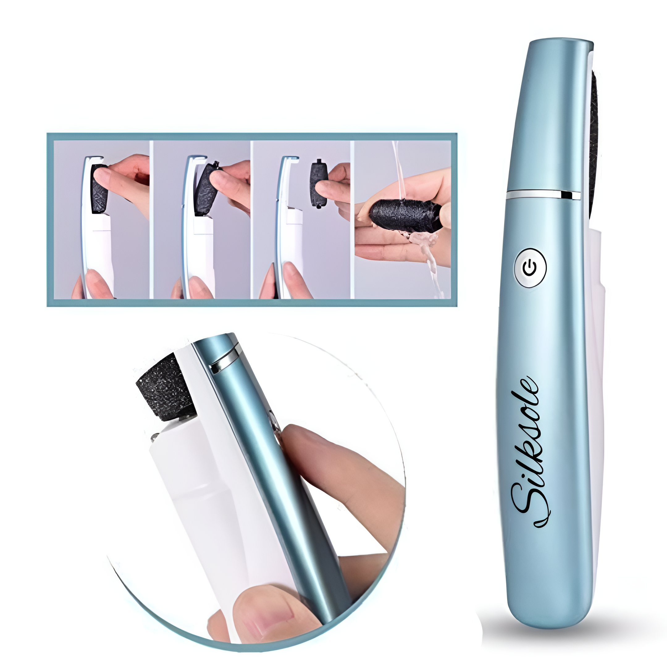 SilkSole™ | Elektrische Hornhautentferner 1 + 1 GRATIS